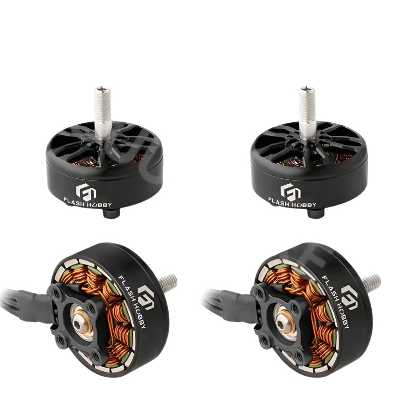 4PCS FlashHobby A2807 1300KV 1500KV 1800KV 4S6S Brushless Motors for 7 Inch FPV Freestyle Long Range LR7 Drones 4PCS 1300KV