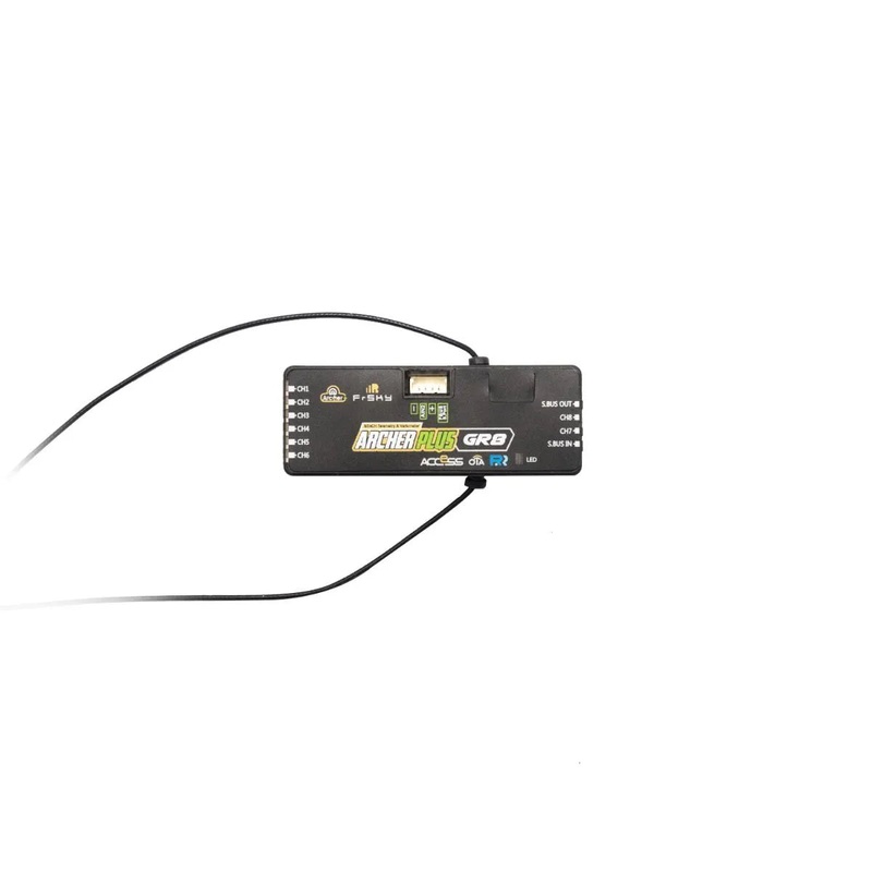 FrSky ARCHER PLUS GR8 Receiver - 2.4G ACCESS/ACCST D16 8 high-precision PWM channel ports