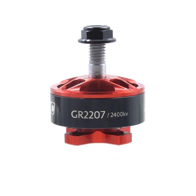 GEPRC GEP-GR2207 2400KV Brushless FPV Motors (12N14P, 4-5S, 4mm Hollow Shaft, 7075 Al) titanium