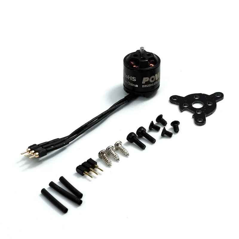 PowerX MC1106 3800KV 1S2S Brushless Motor Kit with 5A ESC + 5030 Prop + Mount for Micro RC Plane & FPV Drone MC1106A