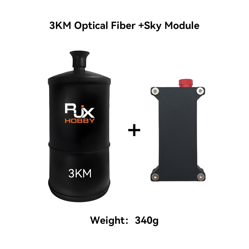 RJXHOBBY 3-30KM Fiber-Optic Data Link Module Spool (G657A2, FC/UPC) for FPV Drones