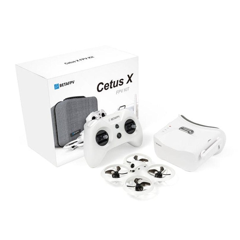 BETAFPV Cetus X FPV Kit 1S 800TVL Brushless FPV Drone LiteRadio 3 Radio Transmitter VR03 FPV Goggles for FPV New Pilot Beginner RTF ELRS Cetus X