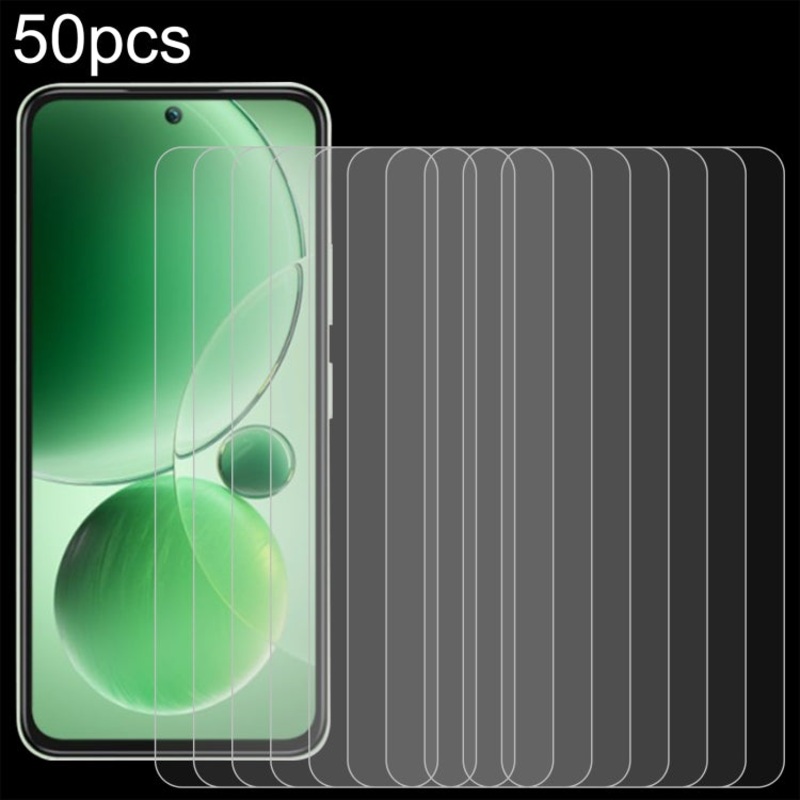 For itel S25 50pcs 0.26mm 9H 2.5D Tempered Glass Film
