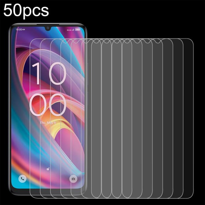 For TCL K33 5G 50pcs 0.26mm 9H 2.5D Tempered Glass Film