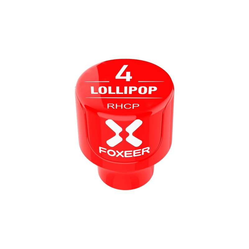Foxeer Lollipop 4 FPV Antenna Set (2pcs) 2.6dBi 5.8G Omni Stubby, SMA/RPSMA, RHCP/LHCP white