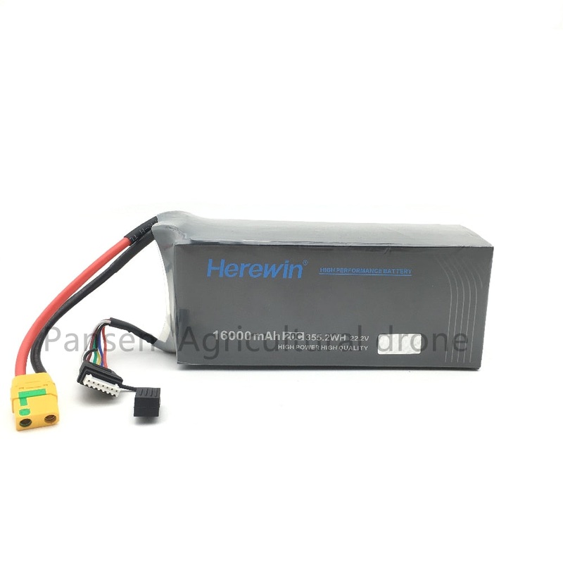 Herewin 16000MAH Battery 22.2v 6S 20C Agricultural Drone Battery - Plant Protection UAV Battery White