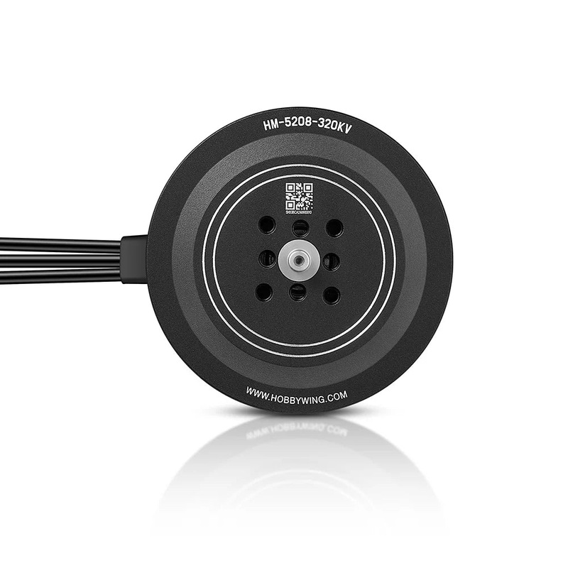 Hobbywing XRotor M5208 Light Motor 340KV/380KV, 6S LiPo, IPX5, 4xM3 Mount, 80mm Wire