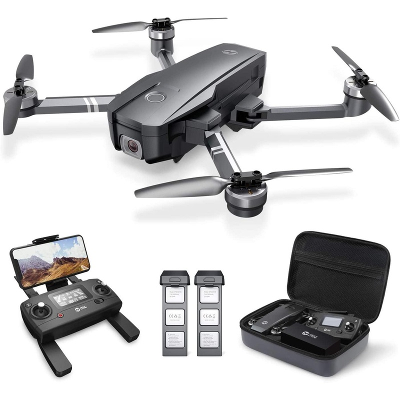 Holy Stone HS720 GPS Drone - with 4K HD UHD Camera for Adults, Quadcopter with Brushless Motor, Auto Return Home, Follow Me, 52 Minutes Flight Time, Long Control Range, Includes Carrying Bag Professional Camera Drone
