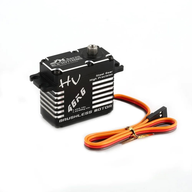 JX Servo BLS-HV7146MG - 7.4V 46KG Waterproof Brushless Standard Full CNC Digital Steel Gear for RC Car Truck Crawler Helicopter Robot only Gear set