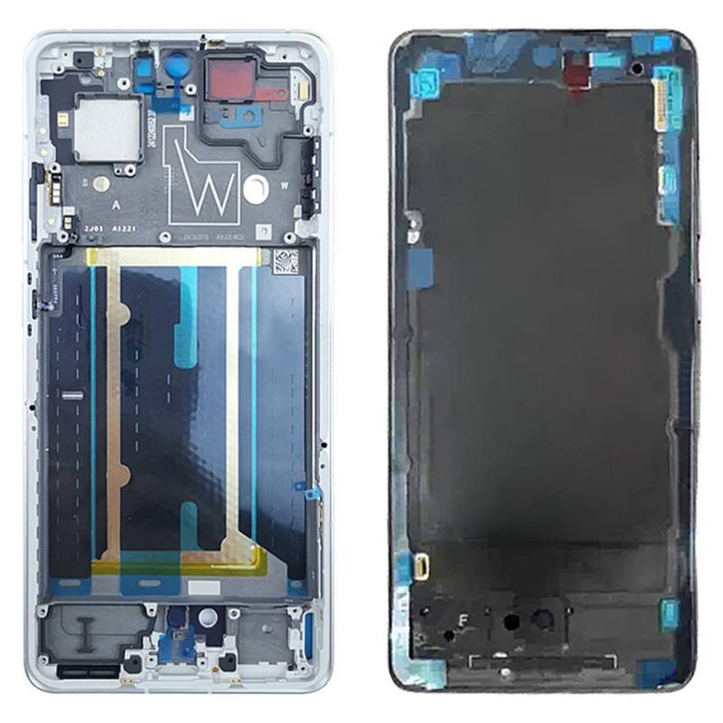 For OnePlus Ace 5 Pro PKR110 Middle Frame Bezel Plate (White)