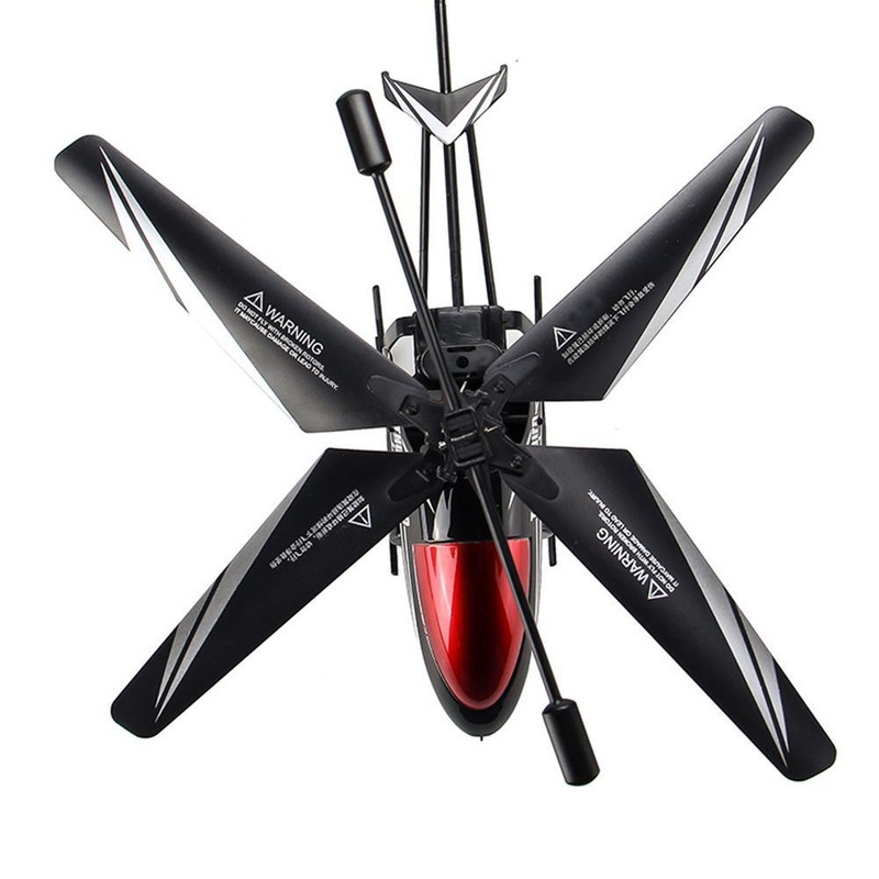 LeadingStar PTO_01L0 RC Helicopter - 3.5 CH Radio Control Helicopter with LED Light Rc Helicopter Children Gift Shatterproof Flying Toys Model black
