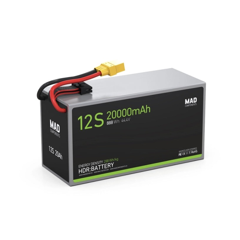 MAD 12S 20Ah Solid State Lithium-ion Drone Battery