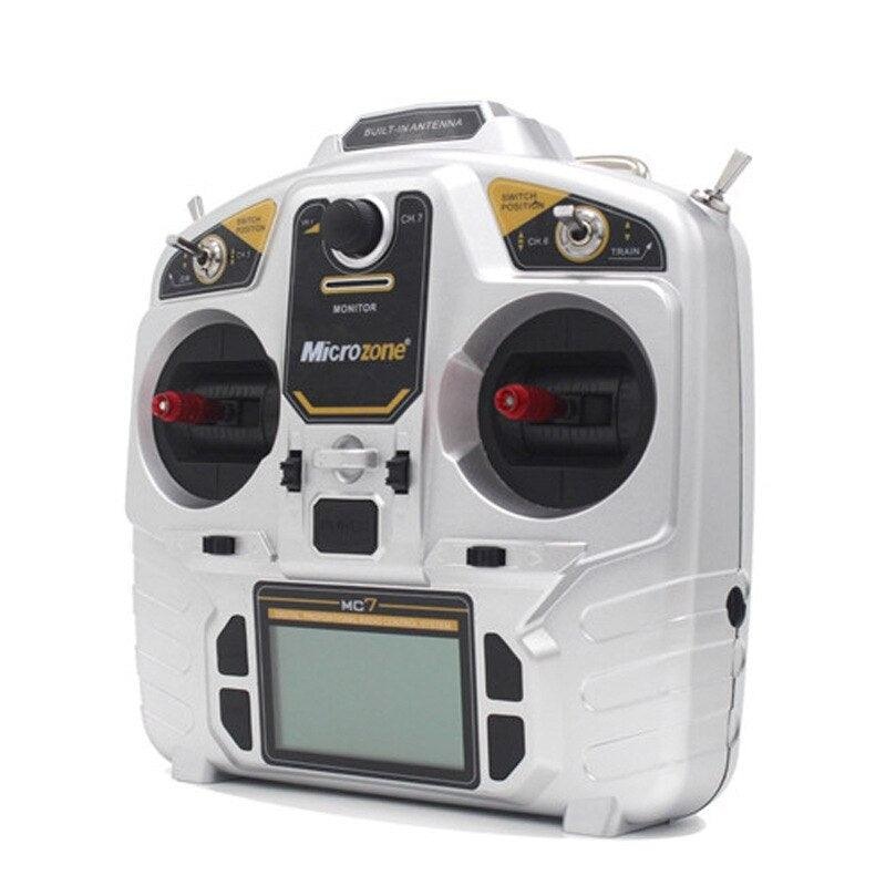 MicroZone MC7 - 2.4G Controller Transmitter With MC8RE Receiver Radio System for RC Airplane Drone multirotor Helicopter VS MC6C Left Hand