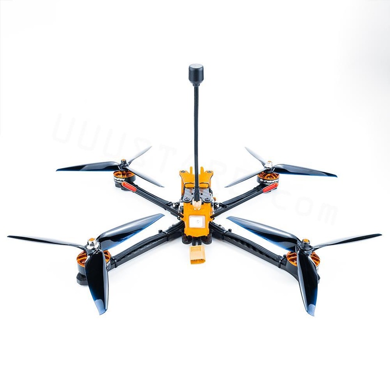 2023 New DarwinFPV Darwin 129 - 280mm 7Inch 3~5S FPV Racing Drone PNP Quadcopter F4 FC 50A 4in1 ESC VTX 1500TVL Camera 1800KV Motor PNP Version
