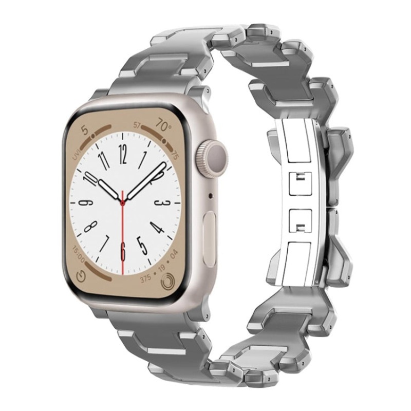 For Apple Watch SE 2023 44mm Y Type Pure Titanium Watch Band(Grey)