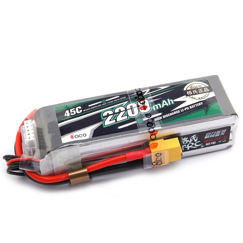 Gens ACE Lipo Battery 4S 14.8V 2200mAh 2600mAh 3300mAh with T/XT60 Plug for Aircraft FPV Frame Racing Drone 4S 2200mah 45C XT60