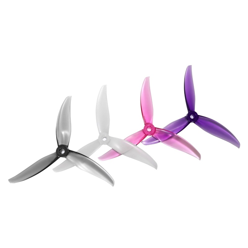 HQProp FlowerPig R29V3 5.1in 2.9 Pitch 3-Blade Polycarbonate Propeller Set (2CW+2CCW) White