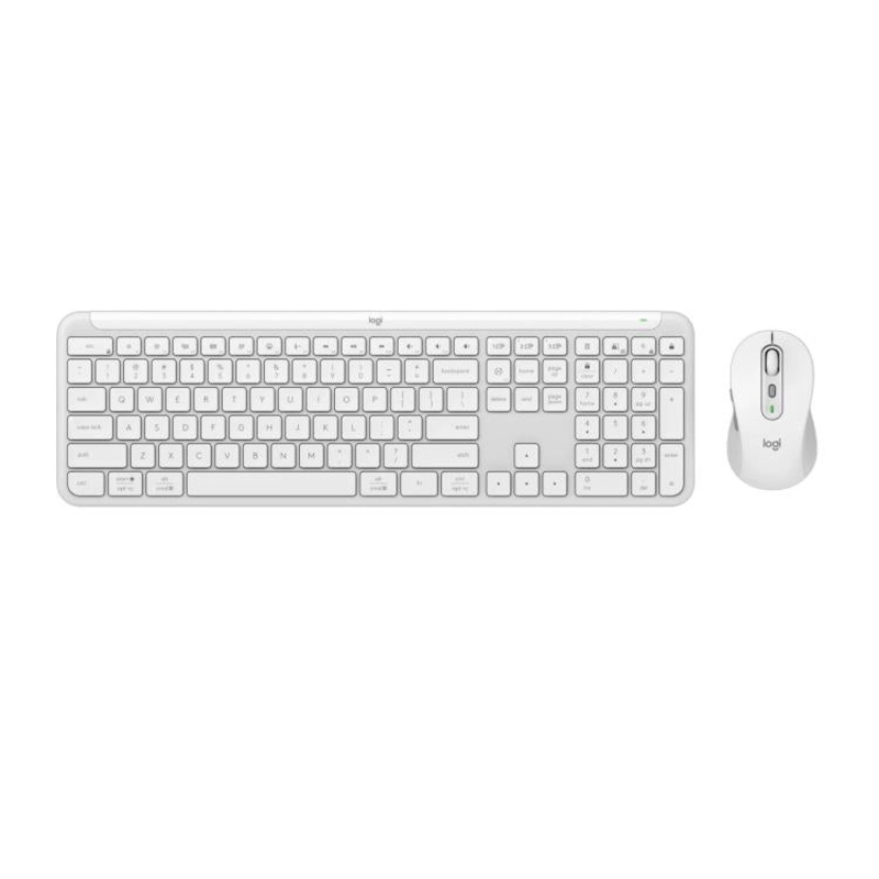 Logitech MK950 Wireless Slim Bluetooth Keyboard and Mouse Set(White)