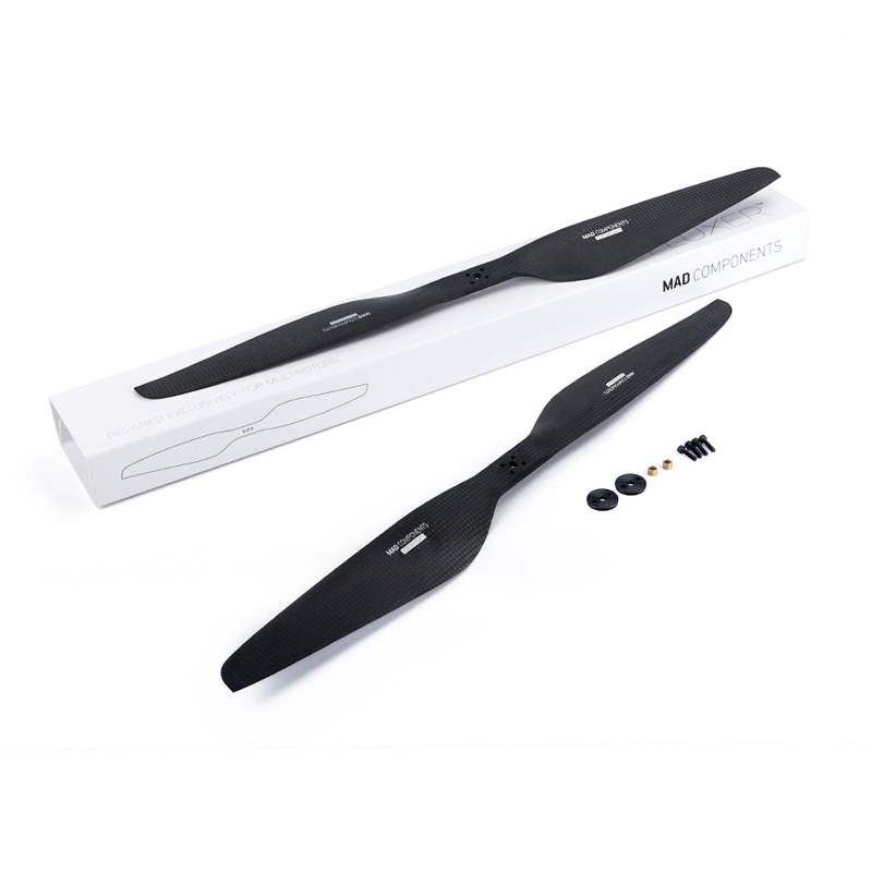 MAD FLUXER Pro Matt 30x10 Inch Carbon Fiber Propeller (30X10) 93g, 28kg Thrust Limit, 18003500RPM