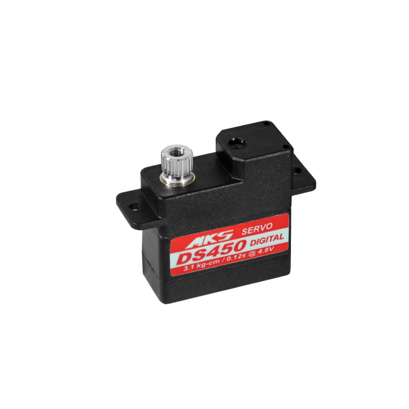 MKS DS450 Digital Servo Motor for RC Helicopters, Coreless Motor, Metal Alloy Gear, 4.8V-5.0V