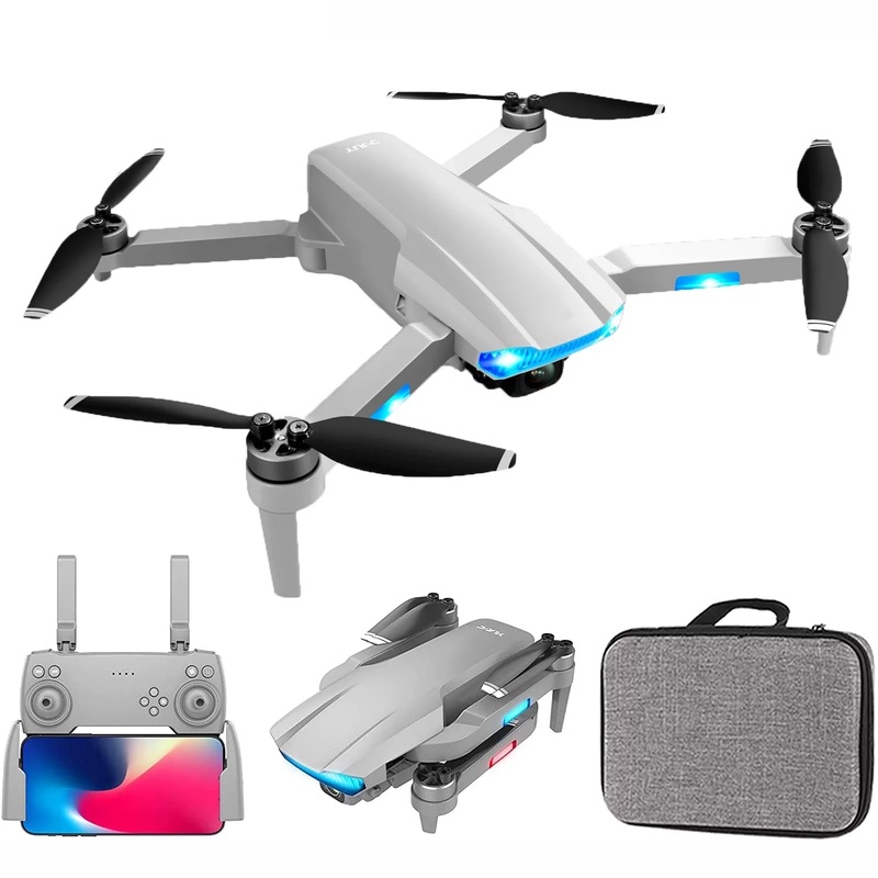 QJ S106 GPS Drone - 8K HD Professional Dual Camera Anti-shake gimbal Brushless Motor 181g RC helicopter Foldable Quadcopter 8K brushless Black2B