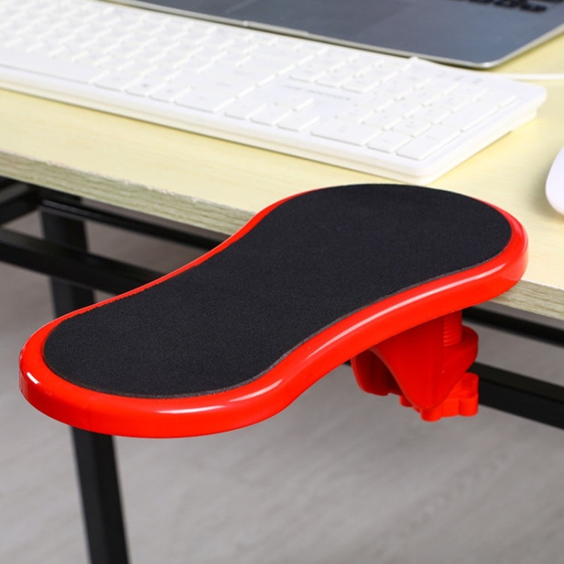 180 Degree Rotating Computer Table Hand Support Wrist Support Mouse Pad Mouse Pad Model (Red)