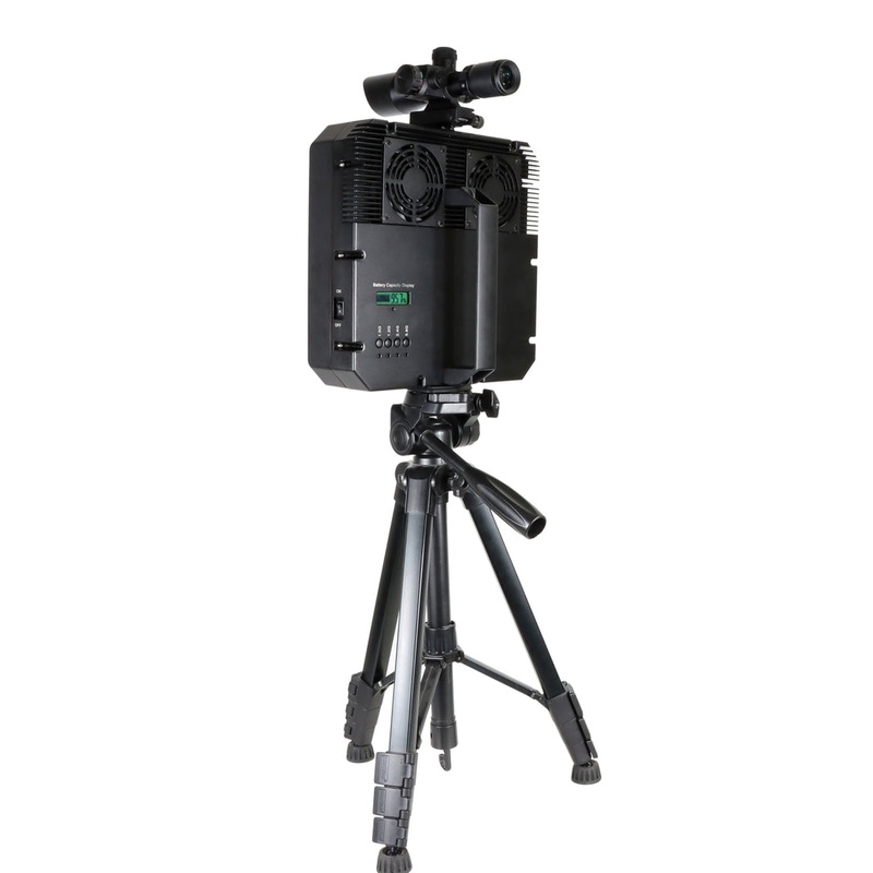 70W Handheld Anti Drone Device - 10 Band 1.5KM High Power Portable Drone UAV Signal With Sight Rail and 1/4 inch Tripod Mounting Hole, Build In Directional Antennas
