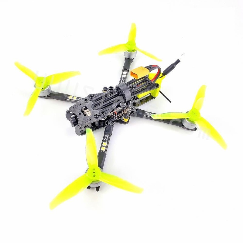 DarwinFPV Baby Ape Pro V2 Drone - 3 inch 2-3S FPV Racing RC Drone PNP Quadcopter F4 FC 15A AIO ESC 1104 Motor 5.8G VTX Caddx Ant Camera Black PNP