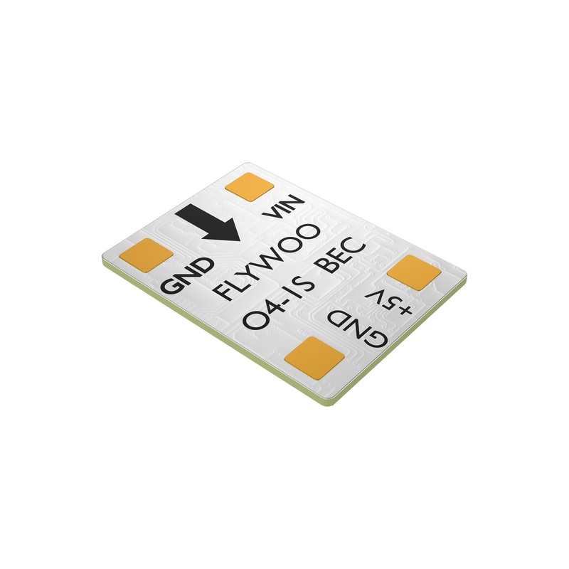 FLYWOO O4 1S 5V/3A BEC Module for DJI O4 VTX, 2.65-5V Input, 11.5x8.2x2.2mm