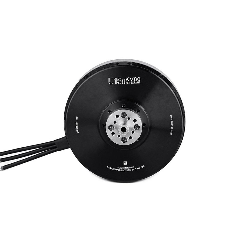 T-MOTOR U15II KV100/KV80 36KG Thrust Motor UAV Propeller Heavy Lift Drone Flame 200A ESC,Flame 180A ESC G40x13.1 Prop optional U15 II KV80