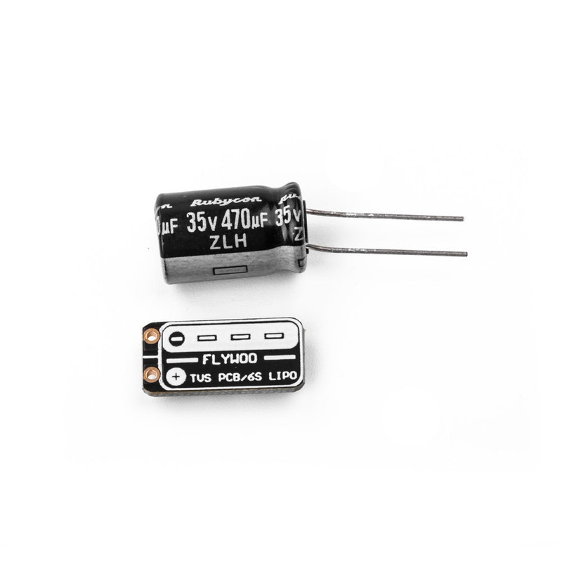 Flywoo TVS Power Filter PCB for FPV ESC High-Frequency Interference Filtering + 470uF 35V Capacitor