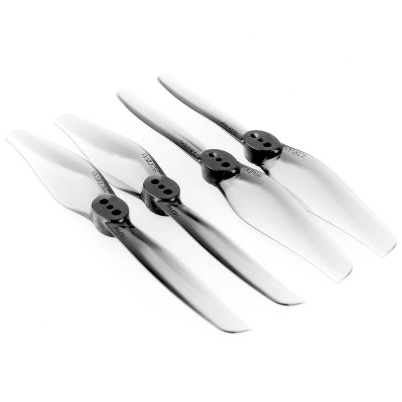 HQProp T3.5X2.2 Grey Polycarbonate 2-Blade Propeller Set (2CW+2CCW), 3.5 inch, 10mm Hub