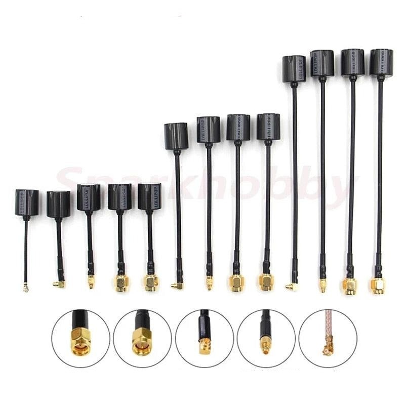 Micro Lollipop 5.8G RHCP Image Transmission Antenna 65/105/145MM SMA / RP-SMA / MMCX / UFL For RC FPV Racing Drones DIY Part 145mm RHCP SMA