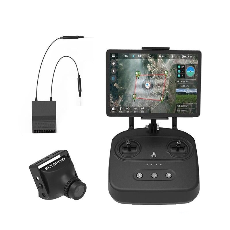 Skydroid T10 Remote Control Digital image transmission digital camera four-in-one aerial photography plant protection drone T10 With mini camera