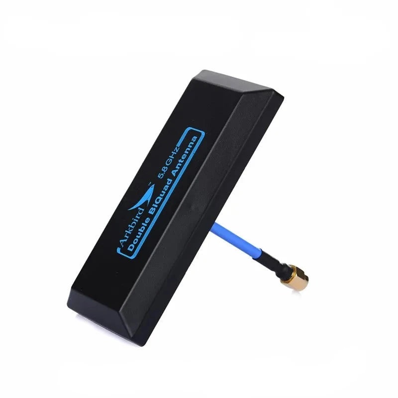 Arkbird High Gain 5.8G Antenna - 5.8GHZ Double Biquad Antenna for Long Range FPV/ WiFi Antenna -12DB (RP-SMA) For transmitter and receiver Hard Wire