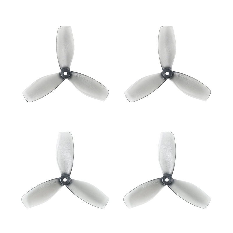 BetaFPV Beta-45mm 3-Blade Propellers 1.5mm Shaft (4PCS) Grey PC Props for Aquila16 Quadcopter