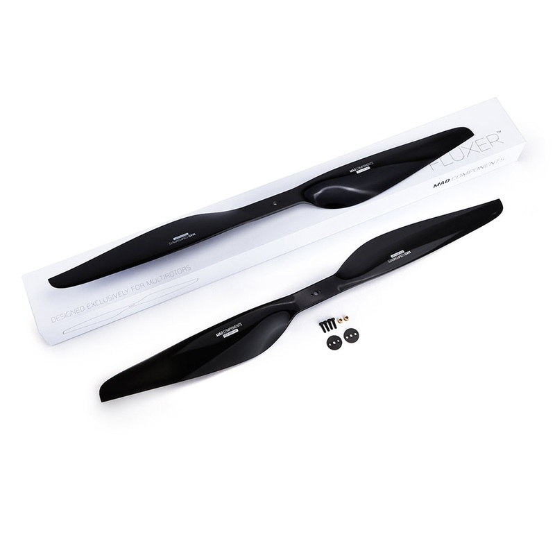 MAD FLUXER Pro Shine 20x6.5in Glossy Drone Propeller, Carbon Fiber + Resin, 44g, 10.5kg Limit