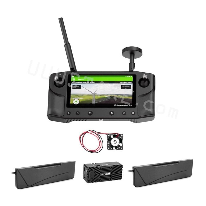 Herelink HD Video Transmission System (V1.1) - 2.4GHz 20KM Long Range Video Air Unit + Dual HDMI 1080P Ground Remote Controller For RC Model