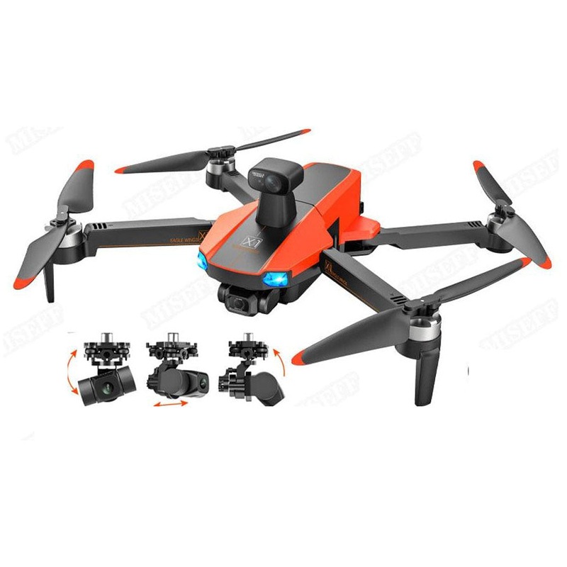MS-712 drone - 3 Axis Gimbal 8k profesional GPS 5 km professional dron WithBrushless motor RC Quadcopter Obstacle Avoidance Drones Professional Camera Drone 6K 1B