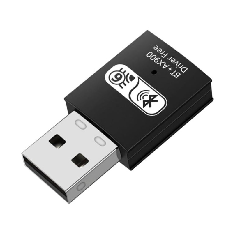 RE-905 Built-in Antenna Bluetooth WiFi 2 in 1 Computer Driver-free USB Network Adapter(Black)