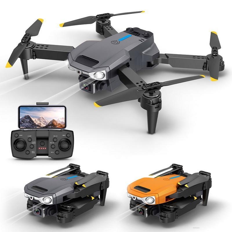 S820 Drone - 2023 New Mini Drone 4K HD Camera WiFi Fpv Air Pressure Altitude Hold Foldable Quadcopter RC Drone Kid Toys GIft VS E520 Black 4k Single 1b