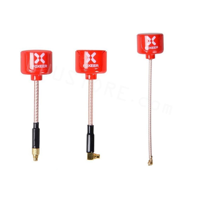 2pcs Foxeer Lollipop 2 5.8G Super Mini FPV Antenna 2.5Dbi RHCP UFL/MMCX for RC FPV Racing Drone Multirotor Purple Straight MMCX