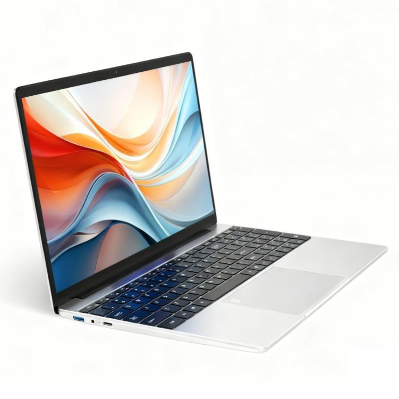 GXMO T152J 15.6 inch Laptop, No Memory, Windows 11 Pro Intel Celeron N5100 Quad Core, Support Fingerprint Unlock, EU Plug (Grey)