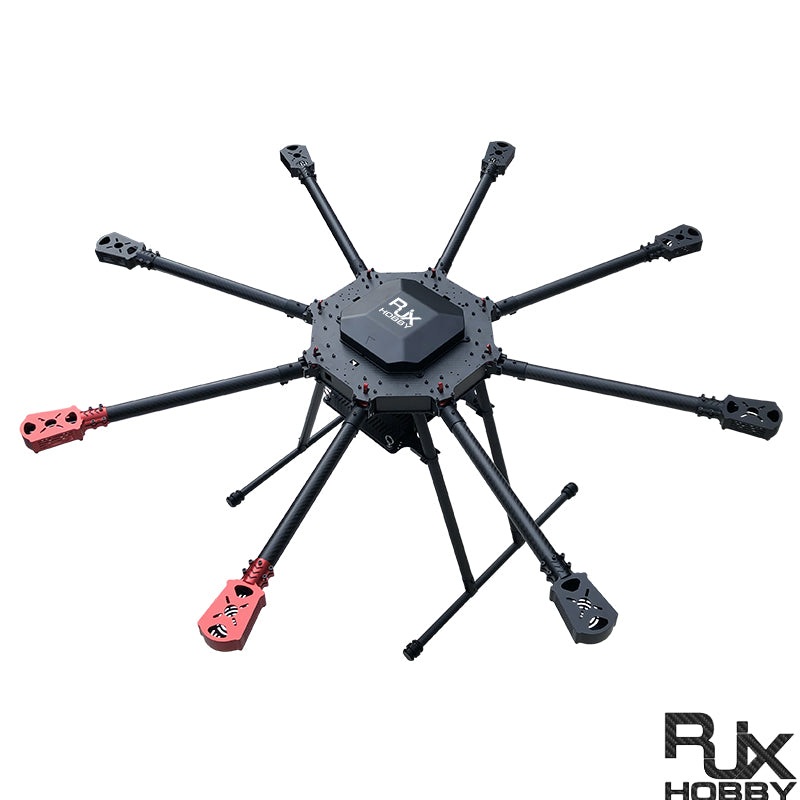 RJX1080 1080mm 8-Axis Carbon Fiber Multirotor Drone Frame with Motor Mounts & Landing Gear