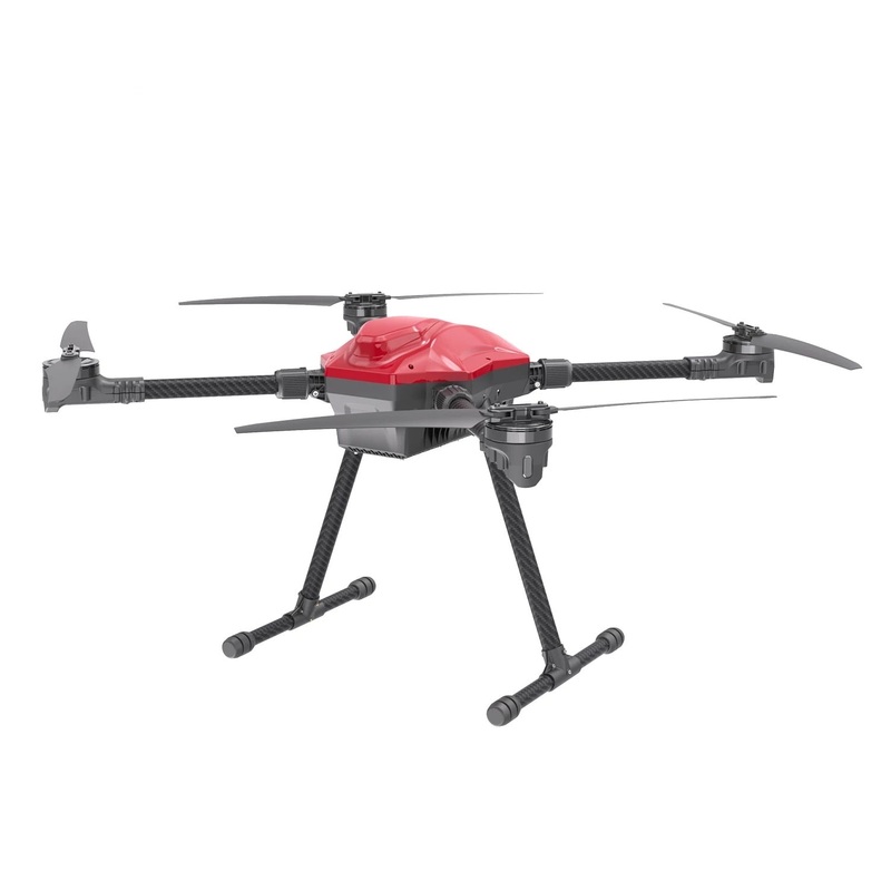 UnmannedRC X900 Quadcopter for Long Endurance Inspection and Mapping Red
