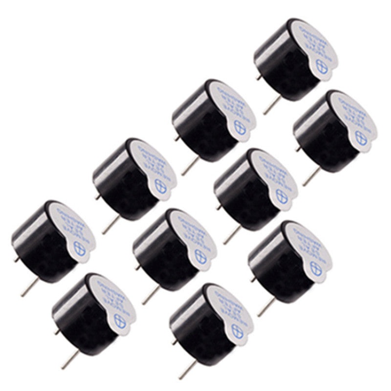10PCS RJX FPV Racing Drone Buzzer 5V Active Magnetic Buzzer 95.5mm Black (0.73g/pc)