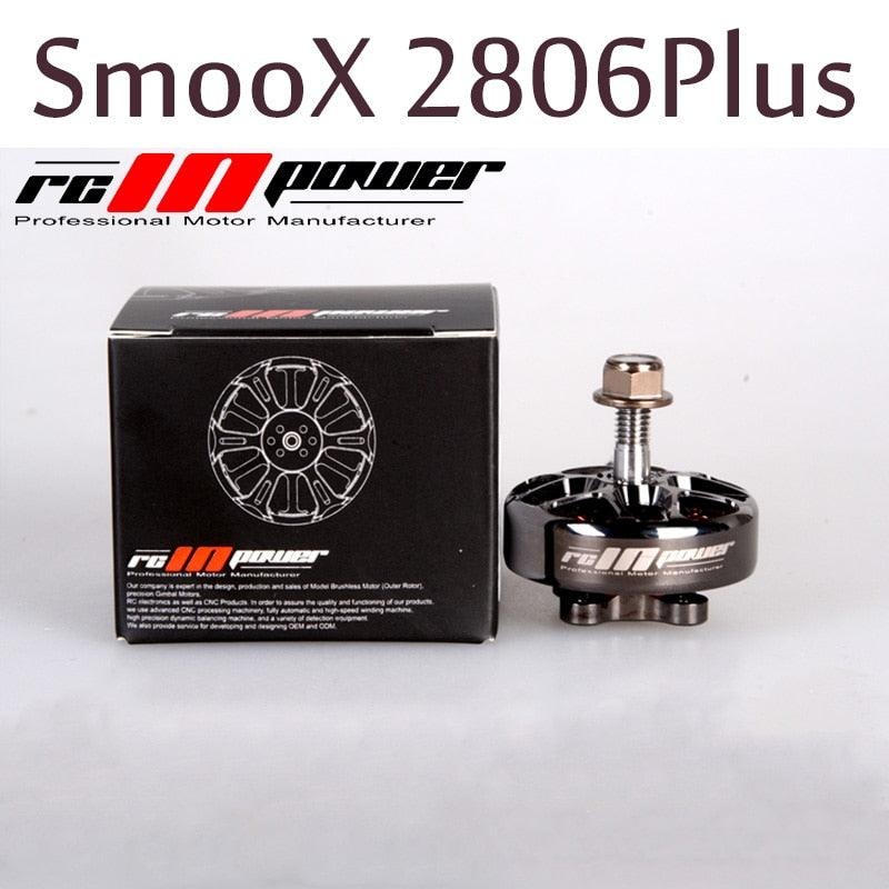 1PC RCINPOWER SmooX 2806 Plus brushless motor 1350kv 1750kv 7 inch propeller freestyle For RC racing Drone Parts Pink 1750kv