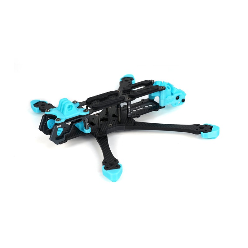 Axisflying MANTA6 6-Inch DeadCat-DC FPV Frame Kit, T700 Carbon, CNC Quick-Release, 262mm Wheelbase, LED & Beeper