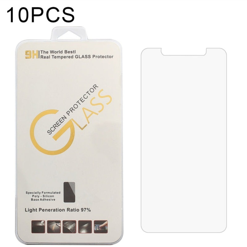 For Kingzone S20 10 PCS 0.26mm 9H 2.5D Tempered Glass Film