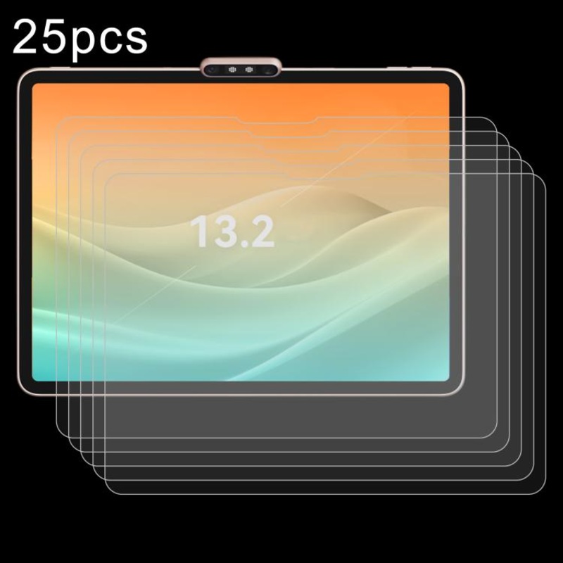 For Think Academy Learning Pad T4 13.2 25pcs 9H 0.3mm Explosion-proof Tempered Glass Film